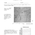Review Worksheet On Topo Maps