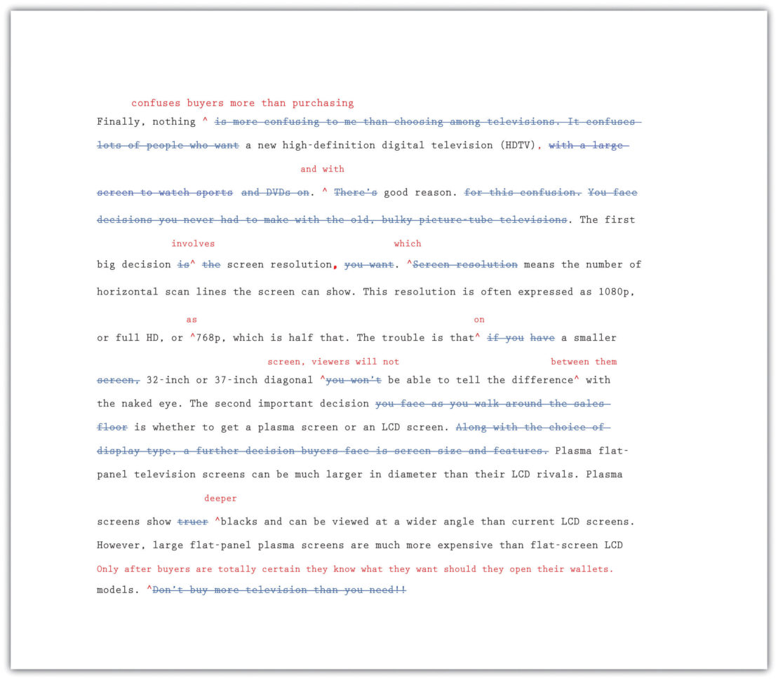 Revising And Editing