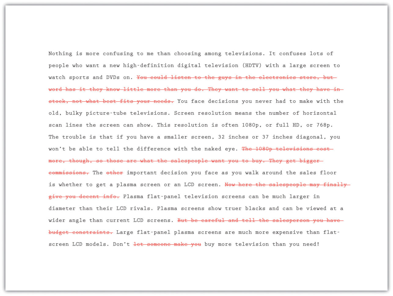 Revising And Editing