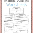 Rhetorical Question Worksheets   Definition For Kids