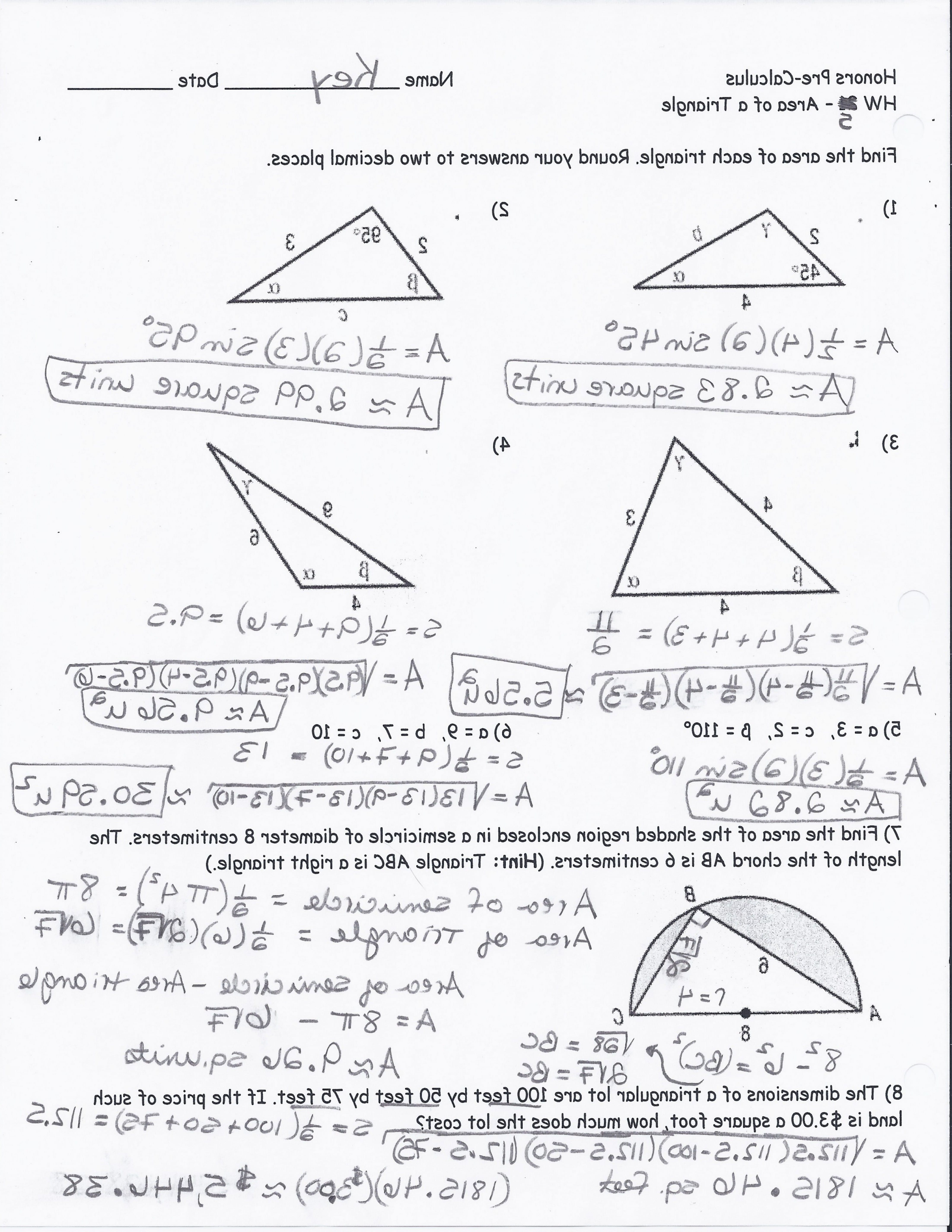 Trigonometry Unit Circle Worksheet Answers Englishworksheet My Id