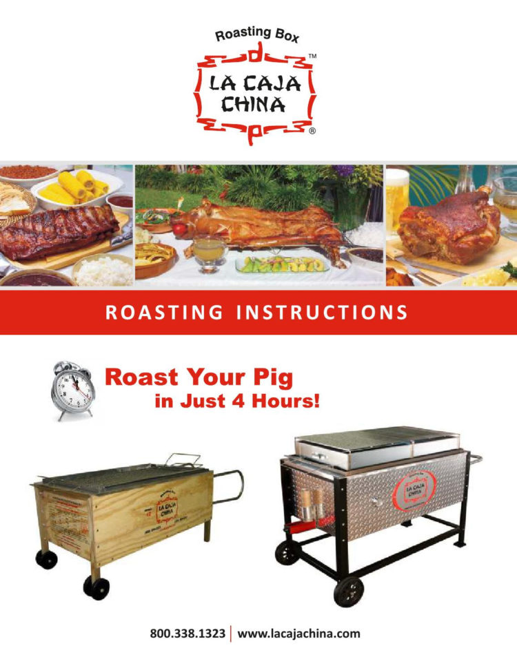 Roasting Instructions For La Caja Chinala Caja China
