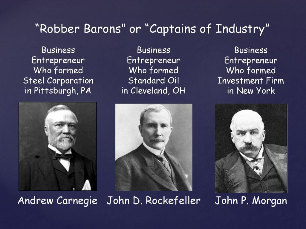 Captains Of Industry Or Robber Barons Worksheet Printable Word Searches