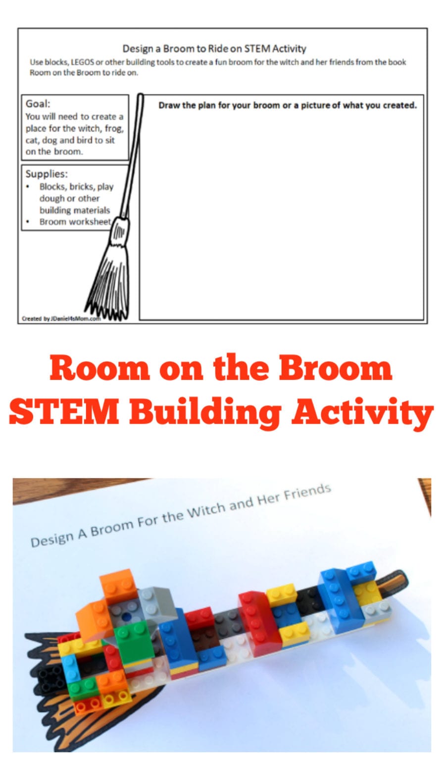 Room On The Broom Stem Building Activity