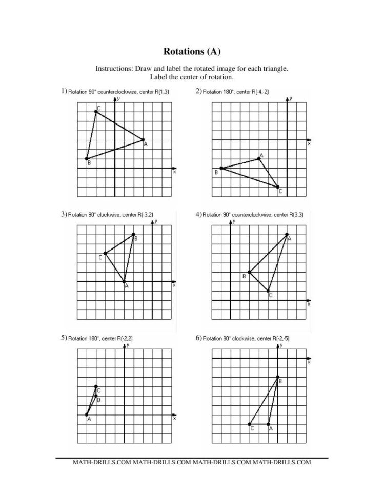 Rotations Practice Worksheet — db-excel.com