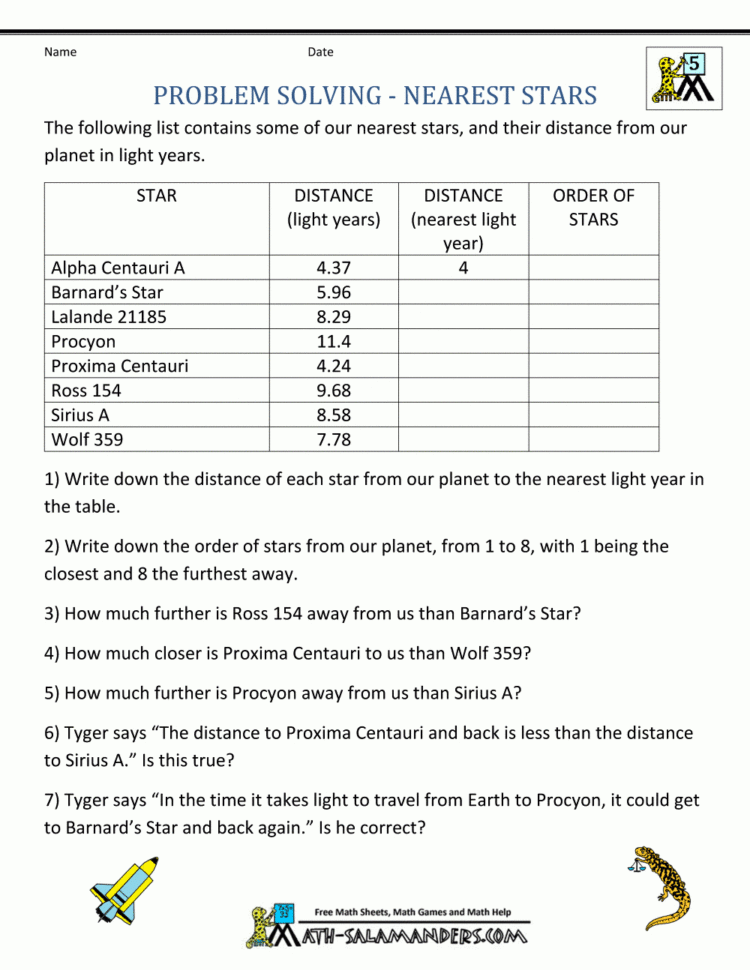 Rounding Decimals Worksheet 5Th Grade To Download  Math