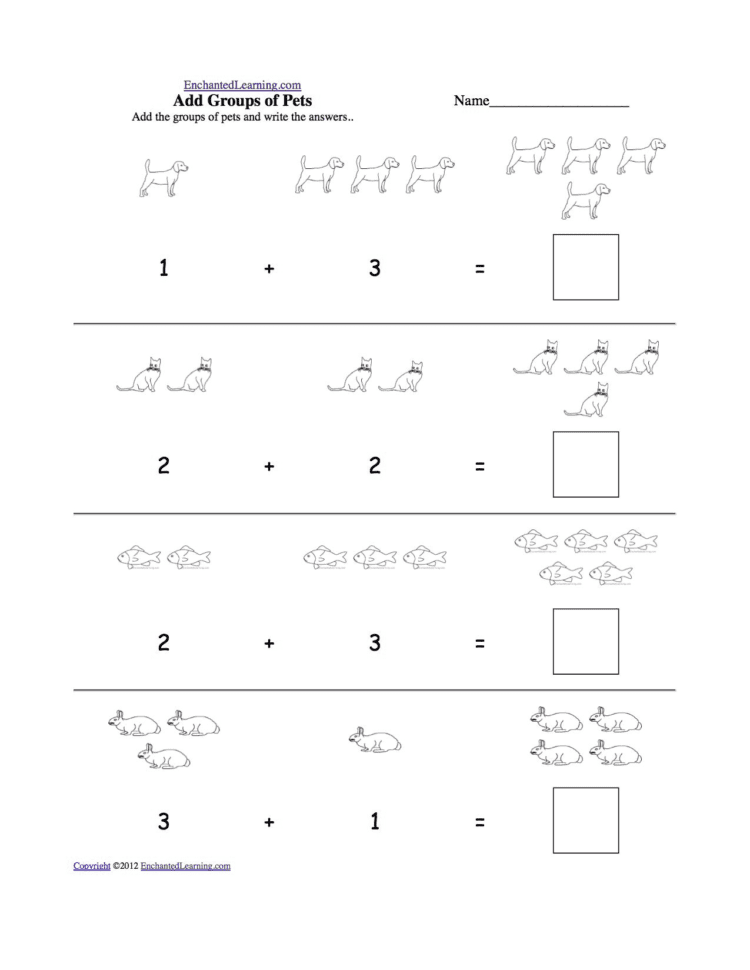 Russian Math Worksheets