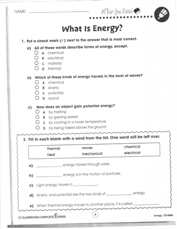S9 Electromagnetic Spectrum Worksheet