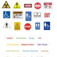 Safety Signs Interactive Worksheet