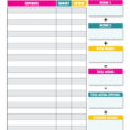 Sample Budget Spreadsheet For Household Excel Worksheet