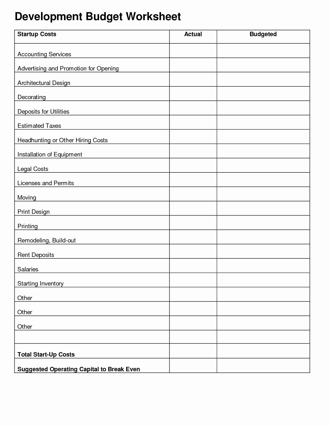 Income Calculation Worksheet For Schedule C