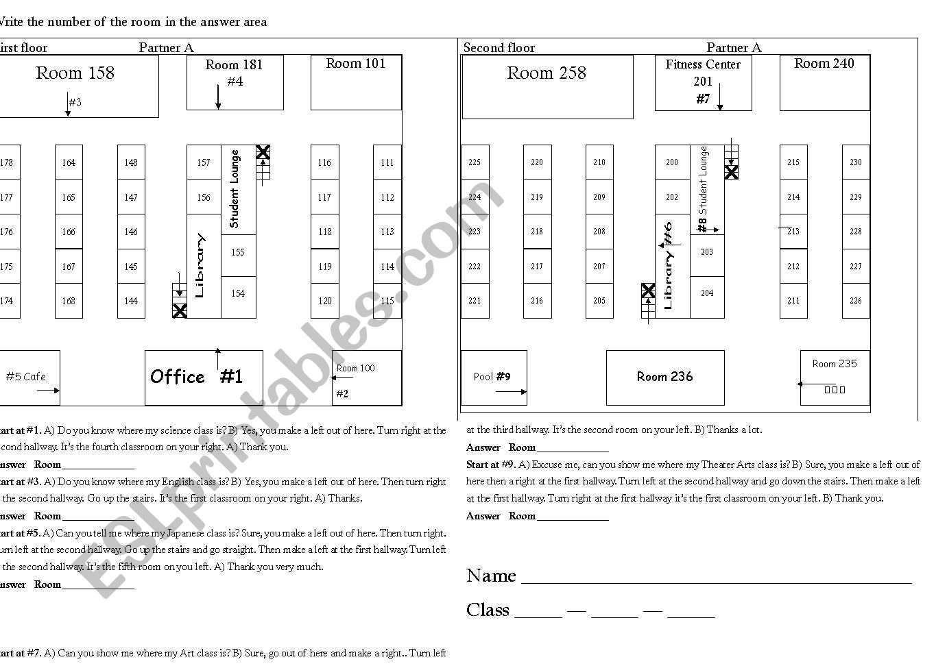 Map Activity Worksheets Db excel