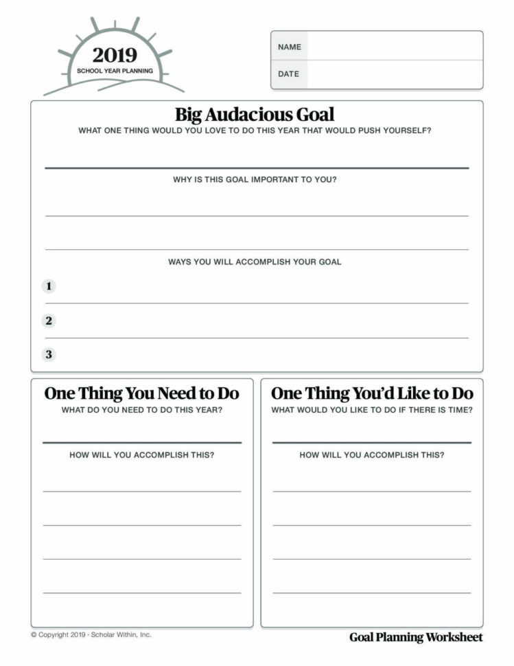 School Success Goal Planning For Your New School Year – Scholar Within
