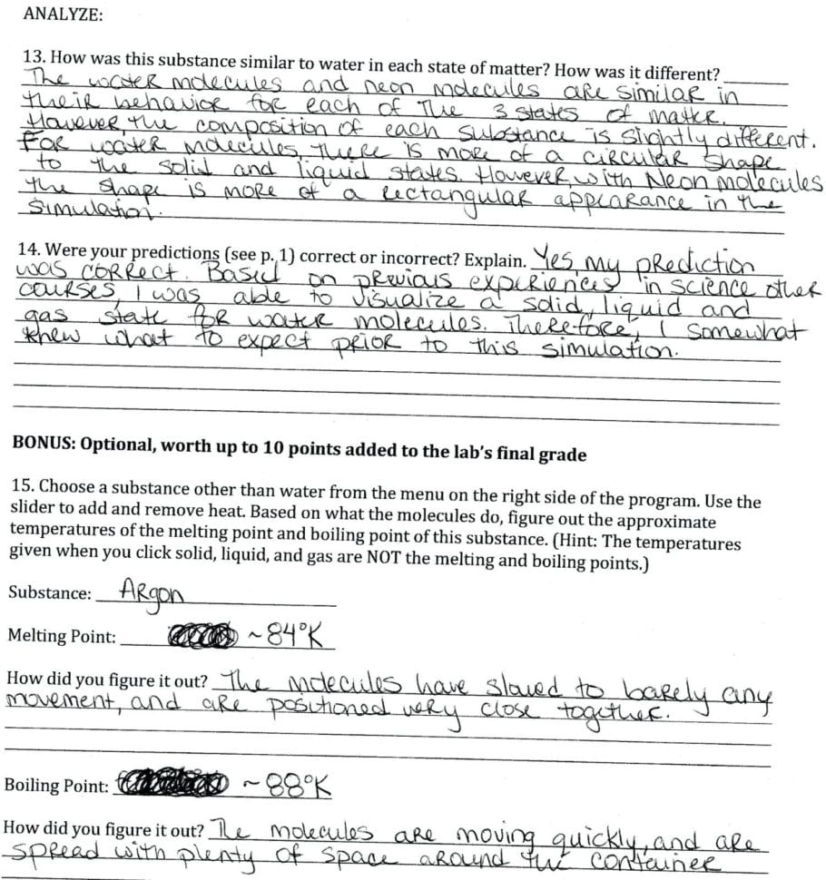 Science 8 States Of Matter Worksheet – Trendsvideoclub
