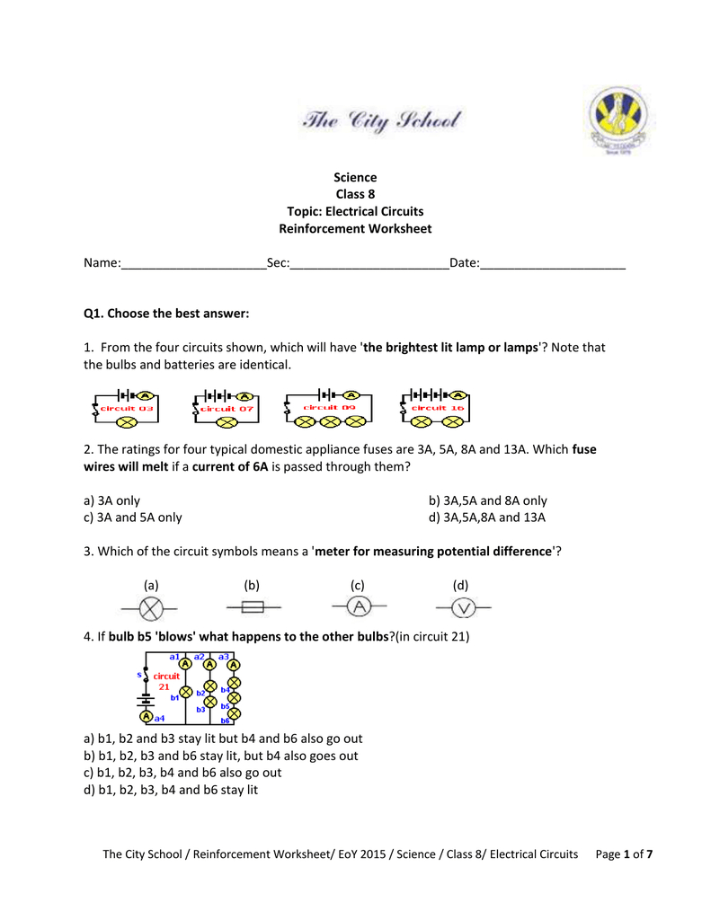 Electric Circuits Questions And Answers Pdf