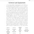 Science Lab Equipment Word Search  Word