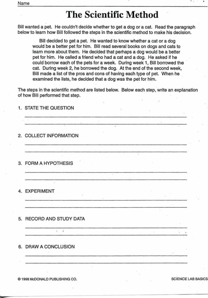 Scientific Method Practice Worksheet Best Of Scientific