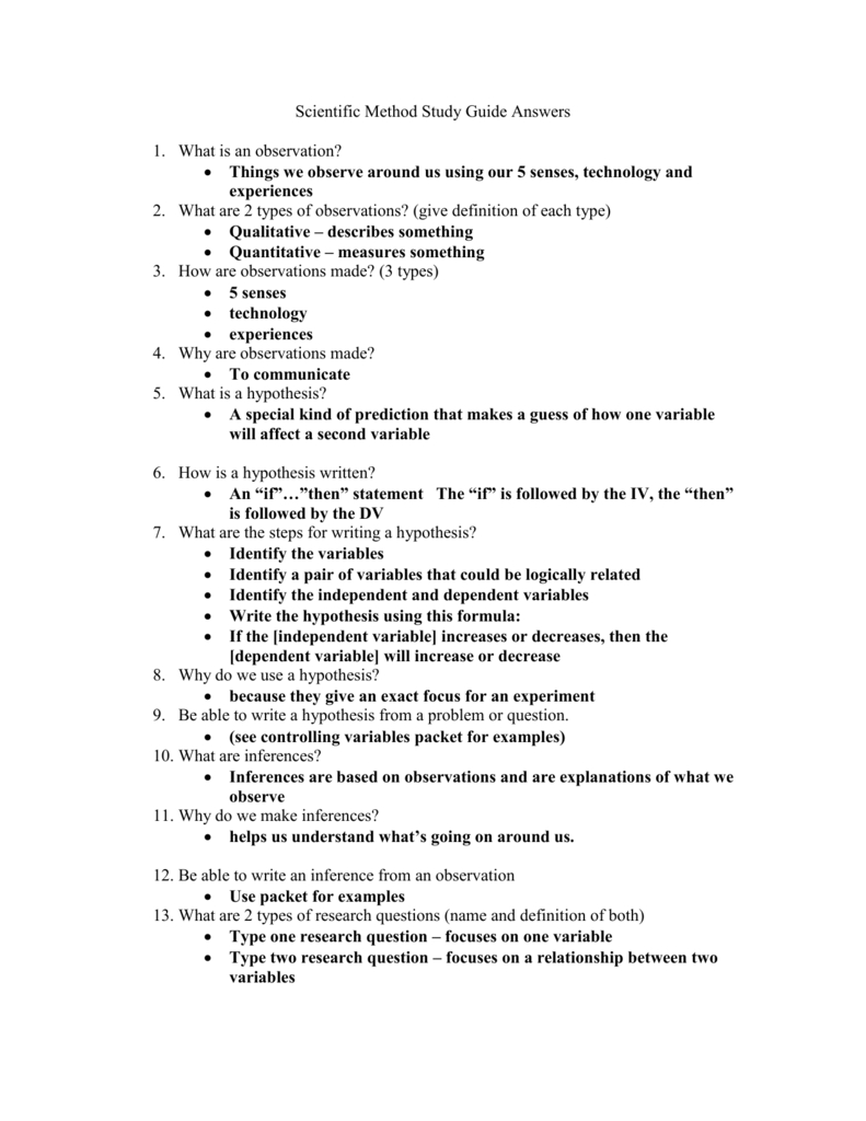 Printable Scientific Method Worksheet