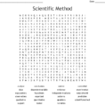 Scientific Method Word Search  Word