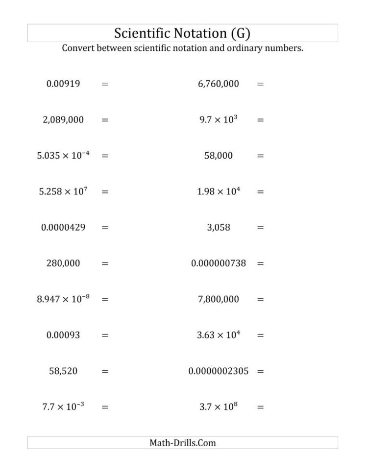 Scientific Notation Homework Help Summer Essay Writing