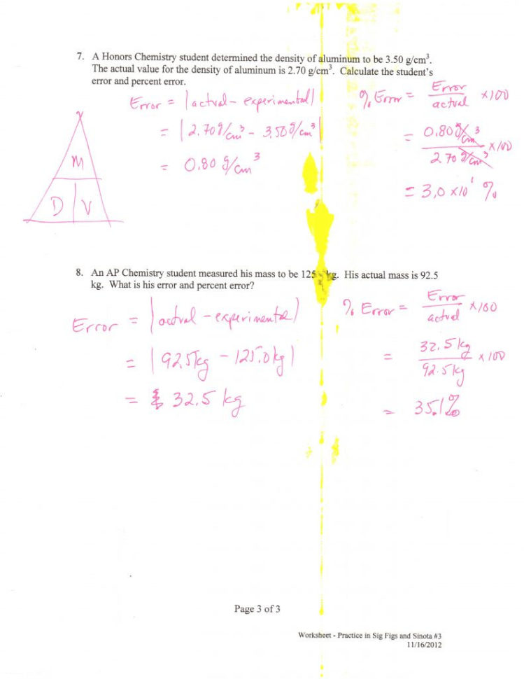 Scientific Notation Practice Worksheet
