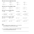 Scientific Notation With Negative Powers Of 10