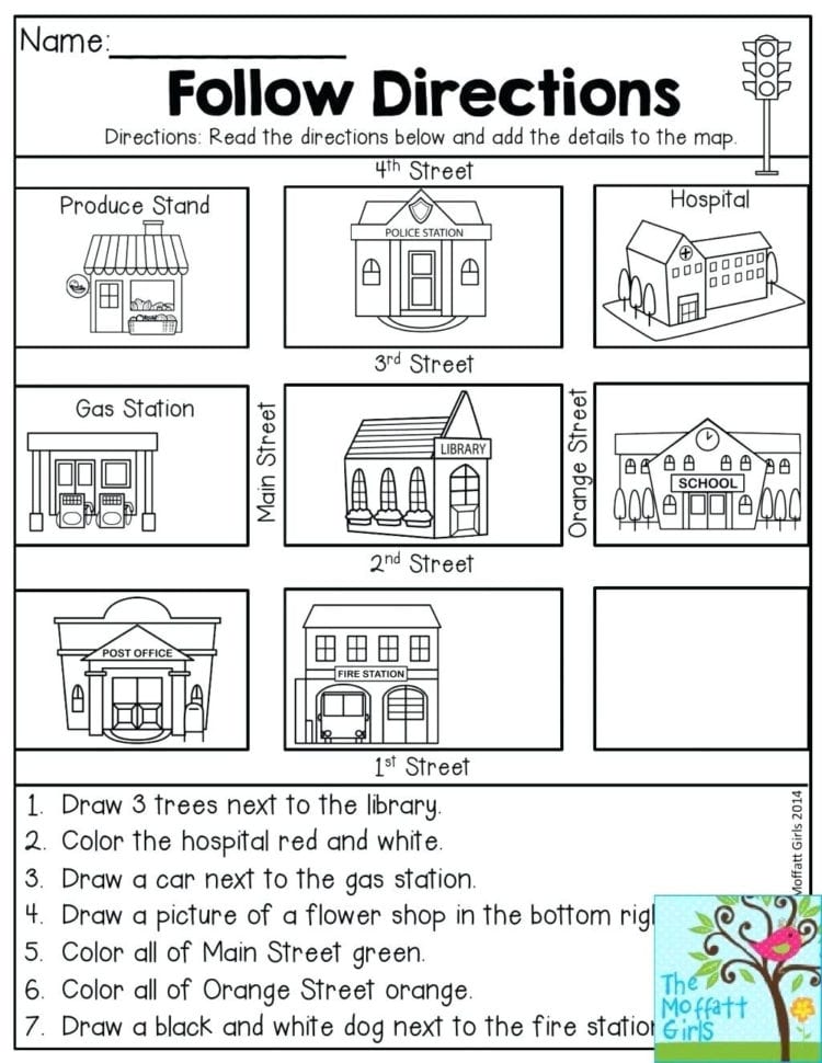 Second Grade Map Skills Worksheets – Redbirdcolorco