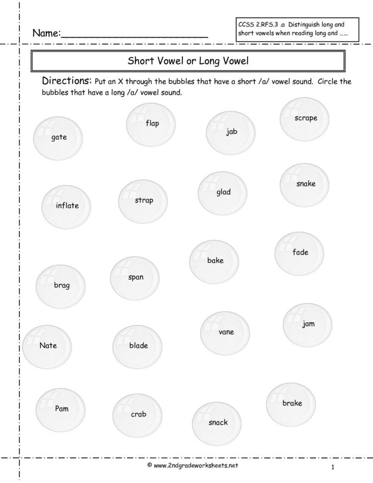 Second Grade Phonics Worksheets And Flashcards