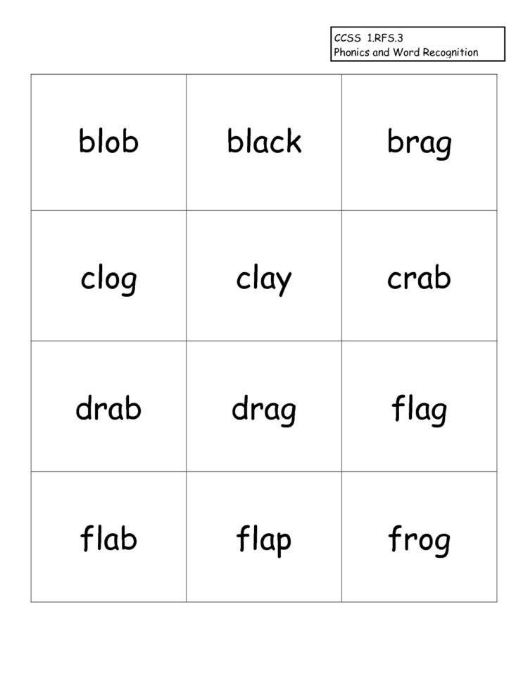 Second Grade Phonics Worksheets And Flashcards
