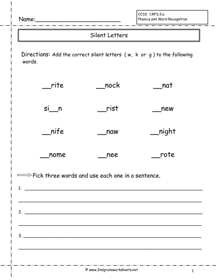 2Nd Grade Phonics Worksheets — db-excel.com