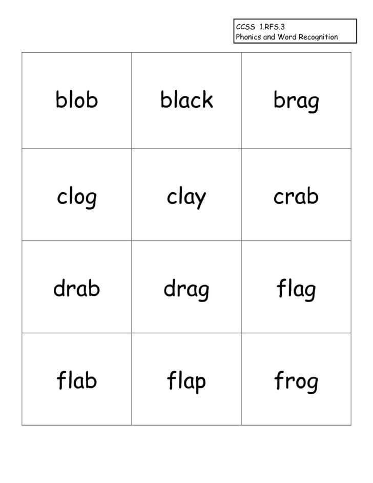 Free Printable Phonics Worksheets
