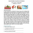 Second Grade Reading Reading Comprehension Worksheets 2Nd