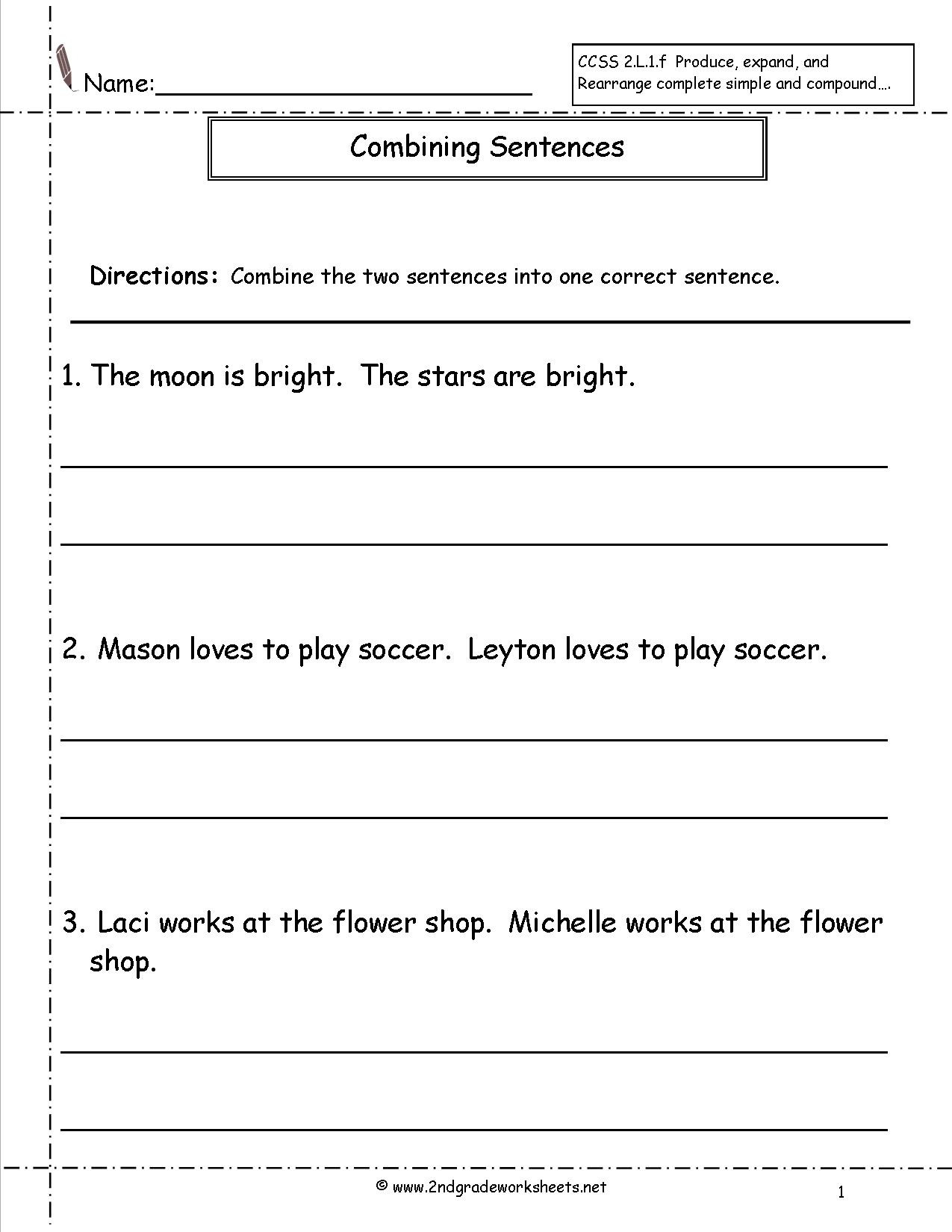 Complex Sentences Worksheet Db excel