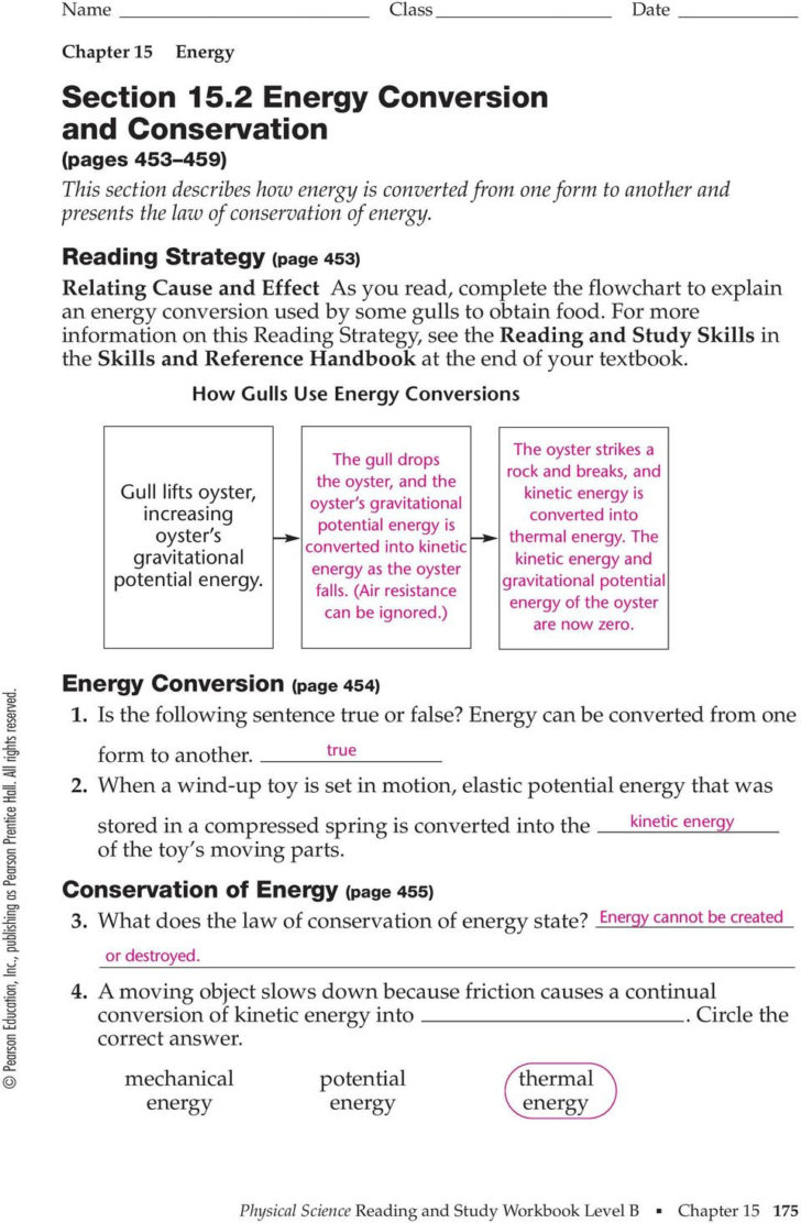 Section 15 3 Energy Resources Worksheet Answers