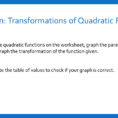 Section 41 And 42 Quadratic Functions  Ppt Video Online