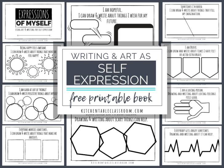 Self Expression Through Writing Art Free Self Esteem Worksheets — db ...