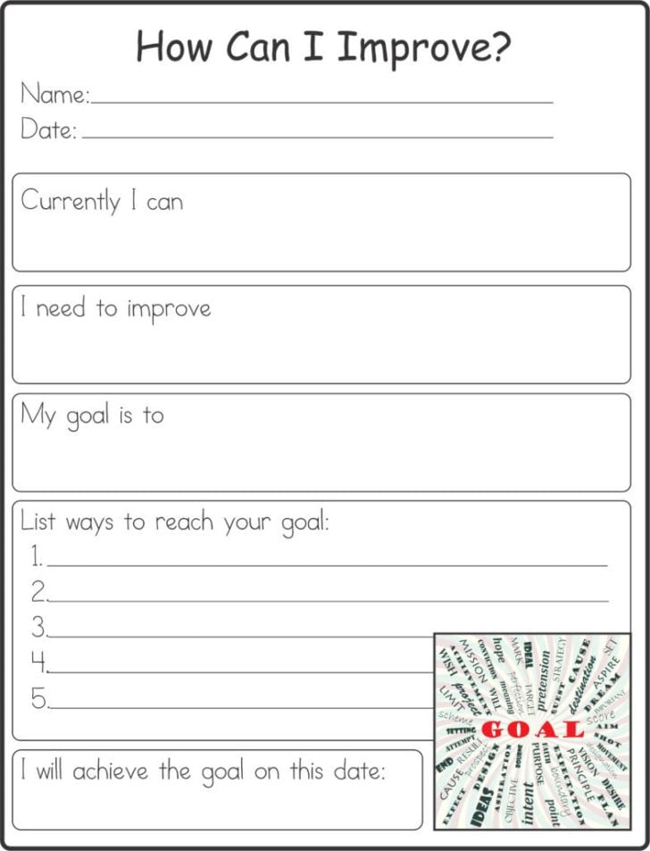 Growth Mindset Worksheet