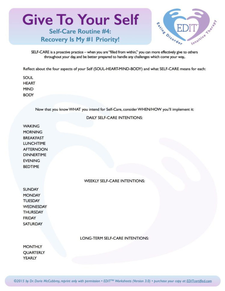Selfcare For Eating Disorders Recovery  Dr Dorie