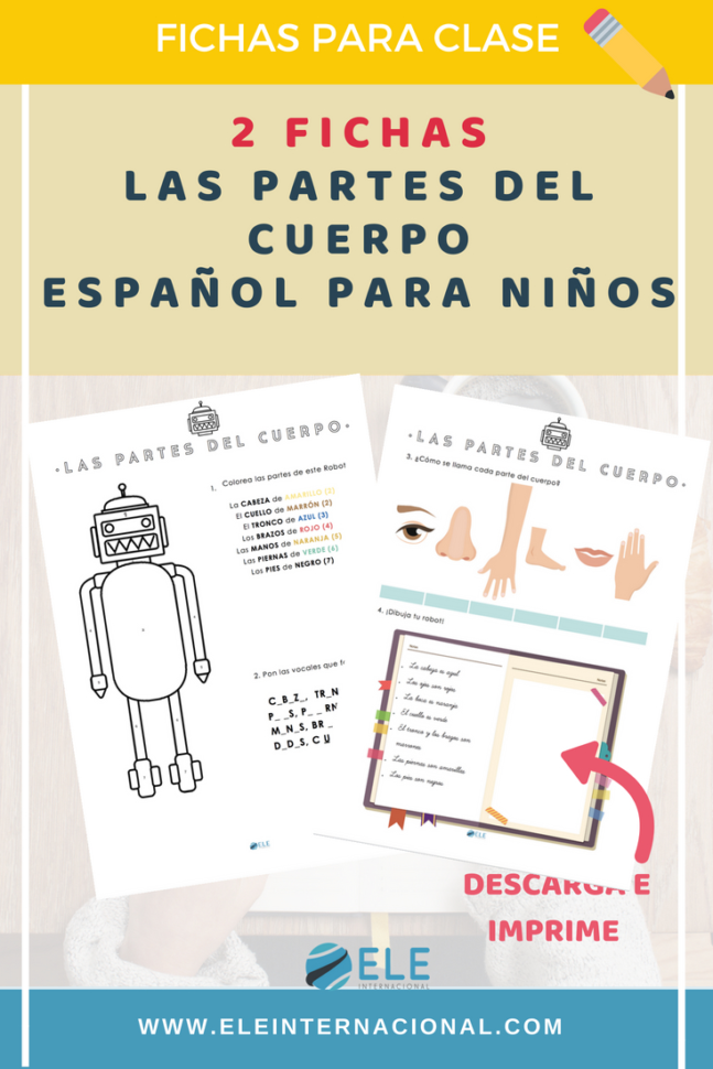 Semana De Ele Para Niños Día 5 Las Partes Del Cuerpo