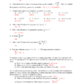 Sequences And Series – Practice Worksheet 1 What Is The Sum Of