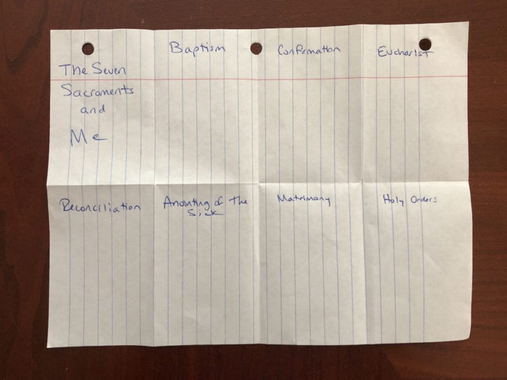 Seven Sacraments Worksheet — db-excel.com