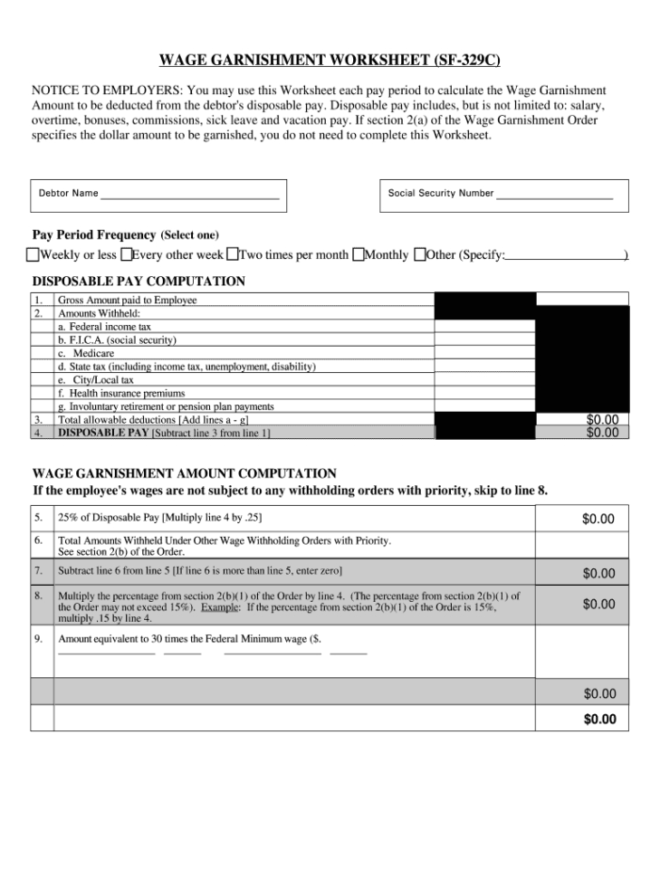 Sf 329C Fillable  Fill Online Printable Fillable Blank
