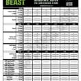 Sheet Body Beast Meal Plan Spreadsheet
