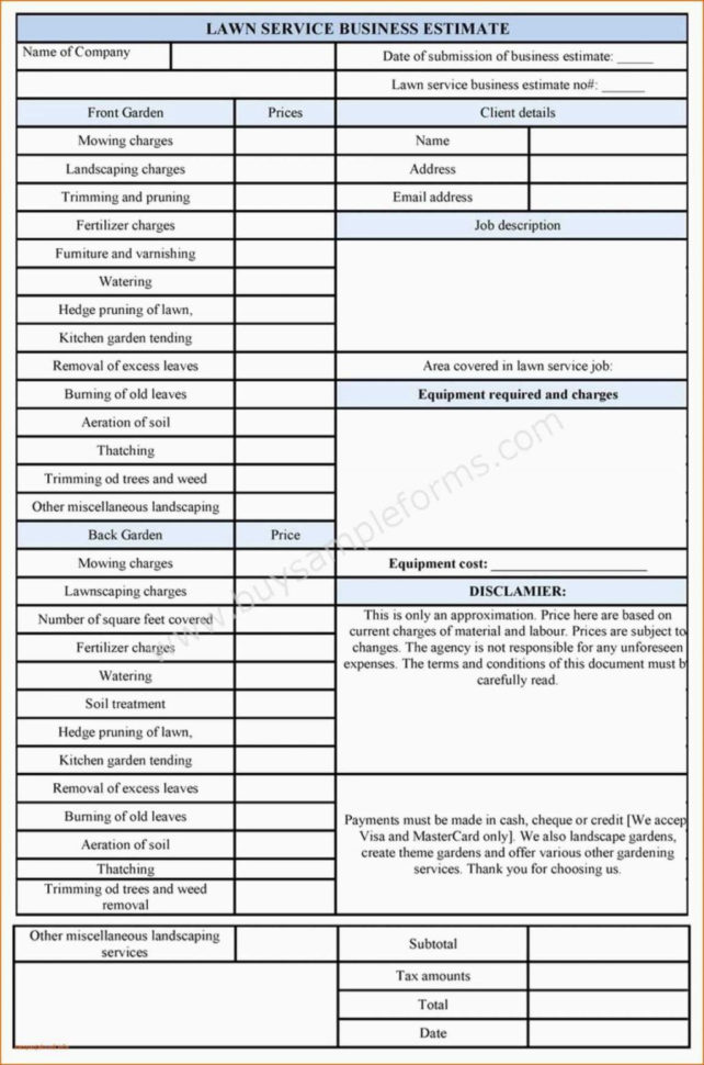 Sheet Construction Job Costing Preadsheet Cost