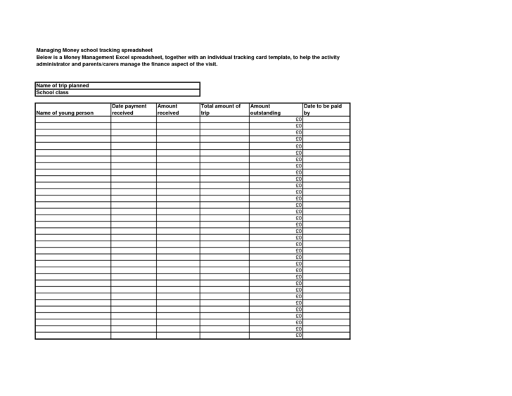 Free Money Management Worksheets