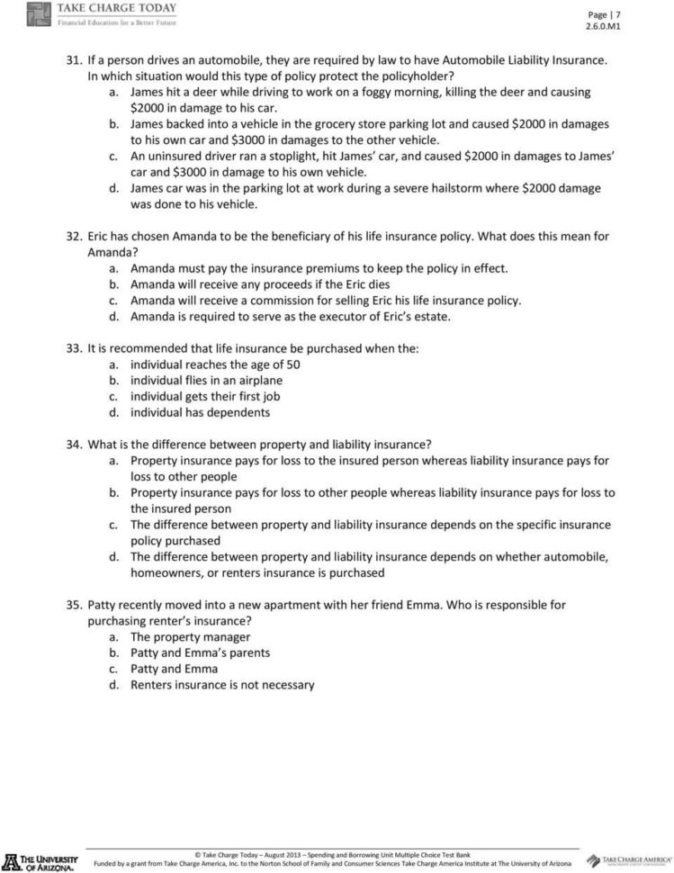Shopping For Credit Worksheet Answer Key