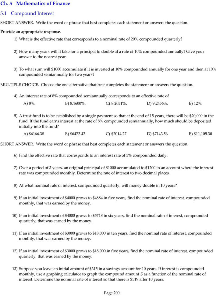 Short Answer Write The Word Or Phrase That Best Completes Each