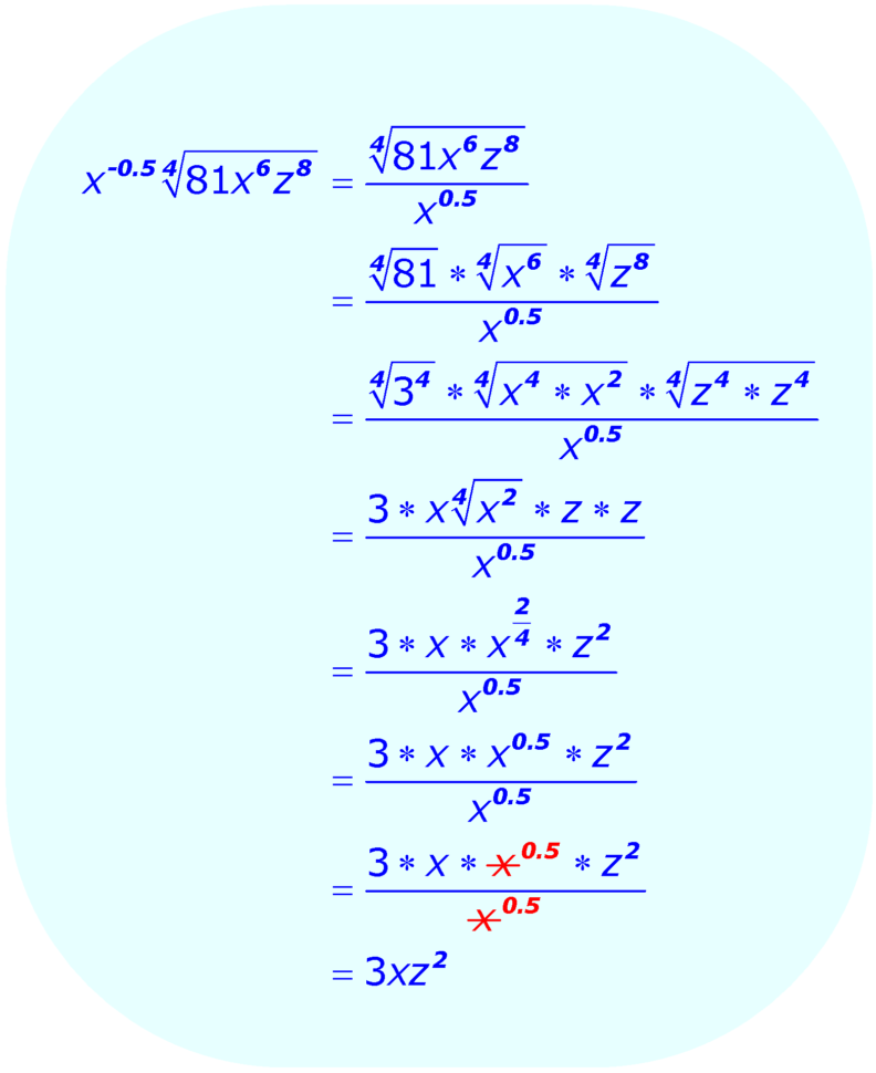 Simplifying Radical Expressions