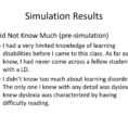 Simulations Of Learning Disabilities Vs  Ppt Download