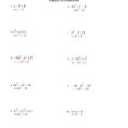 Single Variable Algebra Worksheet Math Worksheets One Step Algebraic